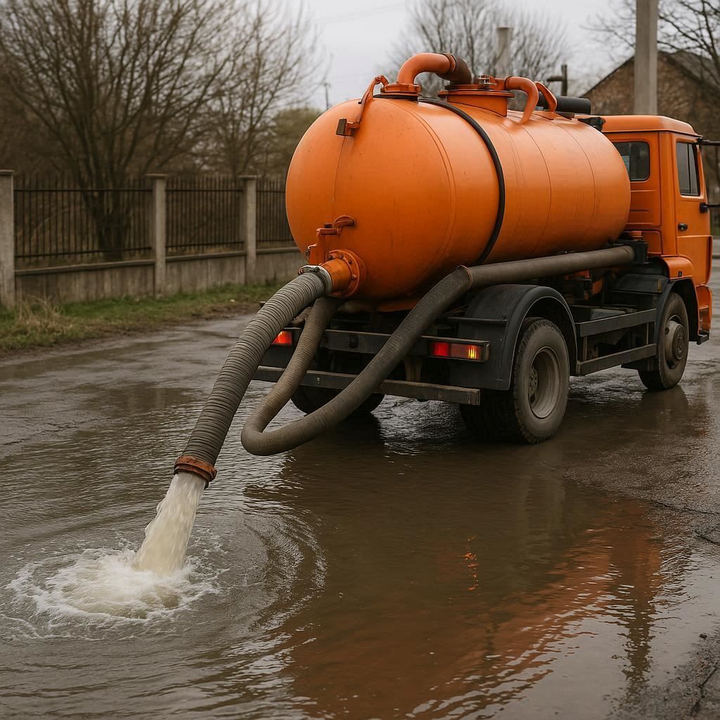 Откачка воды в Металлострое